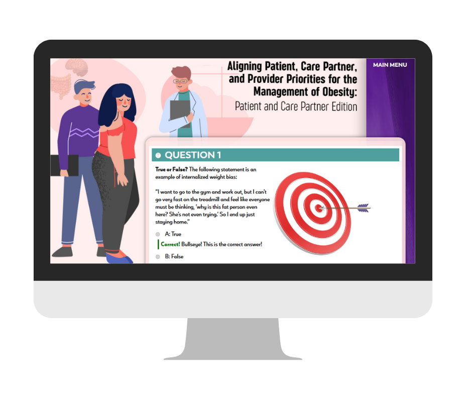 Caregiving and Obesity - Interactive Experience