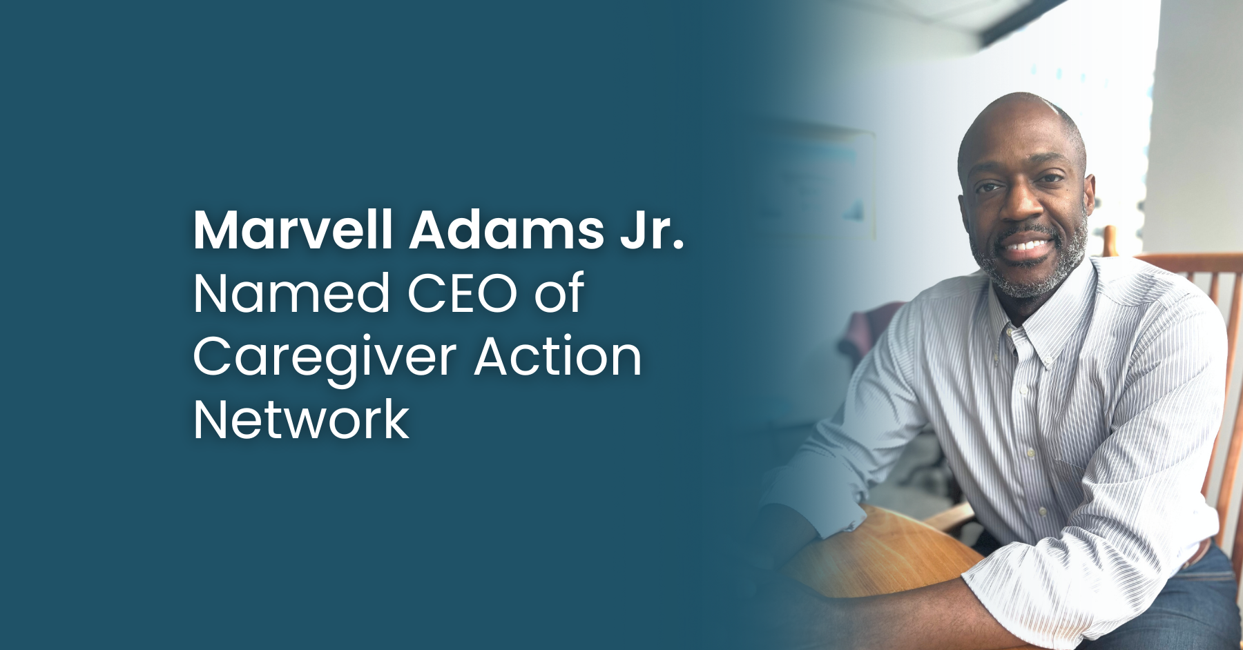 Marvell Adams Jr Named CEO of Caregiver Action Network