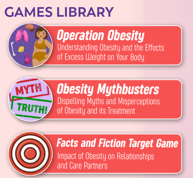 Caregiving and Obesity - Games Library