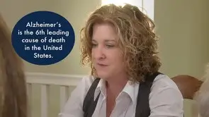 Caregiver Discussing Health - Alzheimer’s as 6th Leading Cause of Death