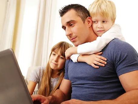 Caregiver Enjoying Time with Family