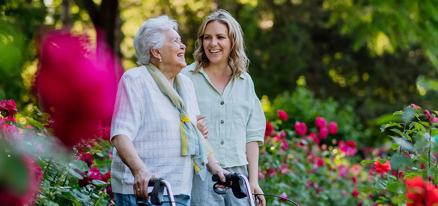 Family Caregivers Relaxing in the Park