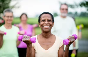 Immunization and physical activity will improve an aging adult's quality of life.
