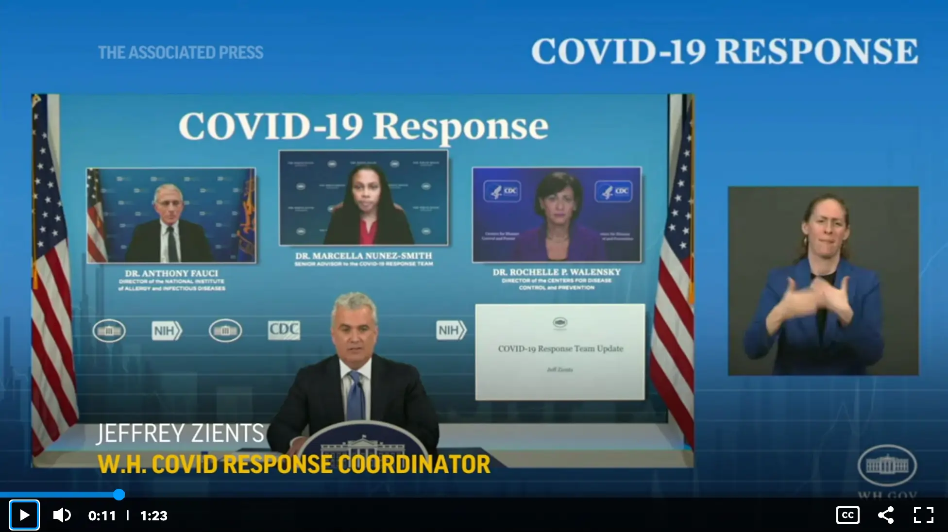 Jeffrey zients Importance of Family Caregivers Covid-19 Response